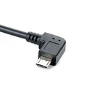 Left Angle 90 Degree Micro USB Male to Male Cable Converter OTG Adapter Cord%ã€Š