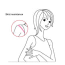 Women Webbing Bra Buckles Shadow-Shaped Buckle Bra Clip Strap Holders 6 PCS M&O