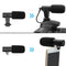 MIC-06 Camera External Stereo Mobile Phone 3.5mm Microphone Video Recording Mic