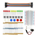 Electronics Component Fun Kit Upgraded Electronic Starter Kit with PCB Soldering