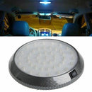 White 12V 46-LED Ceiling Light, Auto Dome Roof Interior Light Lamp White for