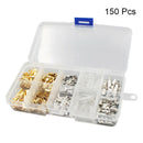 150 X 6.3mm 2.8mm 4.8mm 4.0mm Car Auto Spade Connector Crimp Wire Terminal & Box