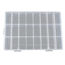 Plastic 24 Compartments Fishing Lure Bait Hook Tackle Storage Box Case Container