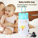 Baby Feeding Milk Bottle Warmer Insulation Bag Thermal Bag Holder (B) A