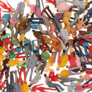 200x Mixed Tiny People Figures Train Railroad Street Scene
