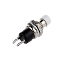 10x Metal 220V PBS-110 ON/OFF Push button Mini Lockless Momentary Switch White