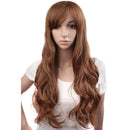 Map Of Beauty Long Loose Wave Wigs For Women Heat Resistant Black Light Dar