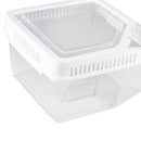 Aquarium Reptile Hatchery Breeding Box Turtle Lizard Spider Terrarium White
