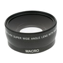 55mm 0.45x Wide Angle & Macro Lens for Canon Sony Pentax DSLR Camera with 62 mm