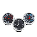 3Pcs Car Quartz Hygrometer Time Clock Temperature Thermometer Moisture Meter