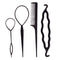 4pcs Hair Stick Styling Tools Set Pull Hair Pins Big Headwear Accessories