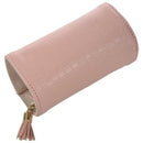 Travel Jewelry Organizer,Portable Leather Jewelry Roll for Travel,Mini Size