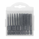 2X(10Pcs Wrench Drill Bit Set Magnetic Tips Quick Release Shank For Easy At