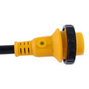 Parkworld 691975 Rv Power Cord Adapter 15 Amp Male 5-15P To 30 Amp Twist Lo