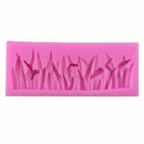 Pink Silicone Grass Shaped Fondant Cake Mold Sugarcraft TOP Mould Decor Pas D9I2