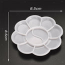 20x 10 Well Plastic Paint Palette For Art Oil Watercolor Paints Mixing Color