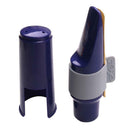Alto Sax Saxophone Mouthpiece Plastic with Cap Reed Silicone Buckle Mouthpiece