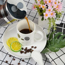 French Press Single Serving Coffee Maker By Clever Chef Small French Press