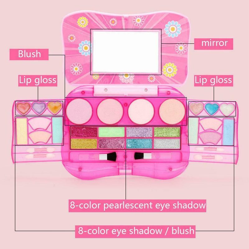 Children's Tote Makeup Set Princess House Makeup Kit Girl Toys Supply