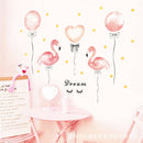 50*70Cm Flamingo Balloon Pink Home Decor Diy Self-Adhesive Wardrobe Stick gtJ Gw