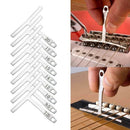 Guitar Bass Luthier Tool Kit Set With 9Pcs Understring Radius Gauge + Steel S3P2