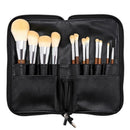 Cosmetic Storage Bag Portable PU Leather Travel Handbag Makeup Tool Storage A