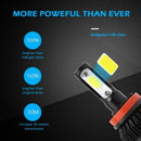 1 Pair H11 Car LED Headlight Kit 6500K 8000LM Hi-Low Beam Headlamp Bulbs