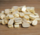 20pcs 2 Holes Sewing Wood Buttons Hand Made Word Scrapbooking Crafts Decorate!E