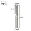 3 Pack Straight Carving Wood Engraving Milling Cutter 1/4 Shank Router Bit for