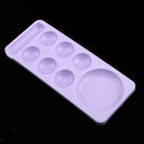 Plastic Nail Art Makeup Mixing Tray Palette Eyeshadow Pigment Ink Blending