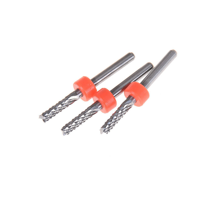 3.175mm Carbide Tungsten Corn Cutter cutting PCB milling bits CNC router bits JR