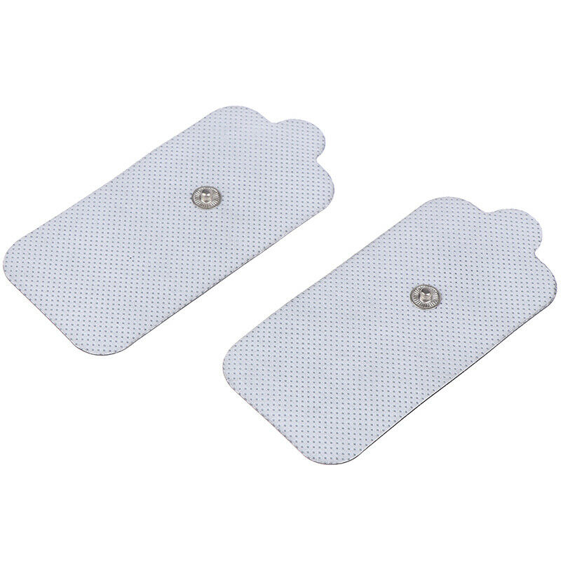 10pcs 5*9cm Silicone Gel Button Electrode Pads Tens Electrodes Digital Massa 3C
