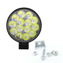 1x 42W Round 14 LED Spot Work Light Bar Fog Driving Lamp Truck Tractor SUV  OZ