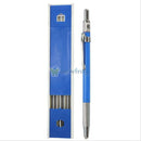 2mm 2B Lead Holder Automatic Mechanical Draughting Drafting Pencil Pen 12Pc Lead