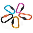 Aluminium Carabiner D-Ring Spring Clip Snap Hook Keychain Keyring Intriguing