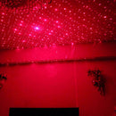 USB Car Atmosphere Lamp Interior Ambient Star Light LED Sky Red Starry Proj I7F8