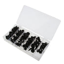 80 Piece Nylon Trim Panel Bumper Shield Retainer Fastener Rivet for M7/ M8