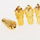 10pcs TV Aerial Male Connectors Coaxial RF Cable Plug Grip End Adapter