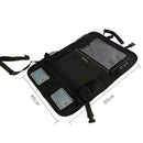 Car Backseat Organizer Protector Multi Pocket Tablet Holder Kick Mat (L)