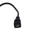 (2-Pack) 50CM Micro-USB Female to 5 Pin Motherboard Female Header Adapter D