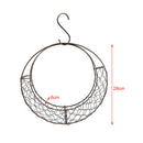 Rustic Iron Wire Wreath Frame Succulent Pot Hanging Planter Plant Holders