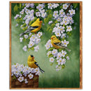 5D DIY Diamond Painting Bird Flower Cross Stitch Embroidery Rhinestones Kit
