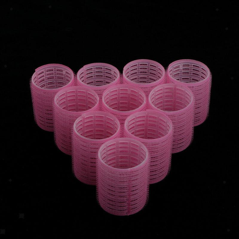 20 Pieces Plastic Salon DIY Women Self Grip Hair Rollers Waves Bangs Sticky