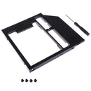 Laptop DVD/CD-ROM 2nd HDD Caddy 9mm 9.5mm 3.0 SATA 2.5" SSD Case OZ