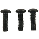 M2.5x8mm Hexagon head nut Screw cap Black 50 F3O8