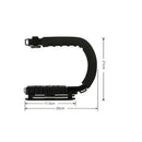 C-shaped DV Handhold Stabilizer Bracket Steadicam Camera Home Holder