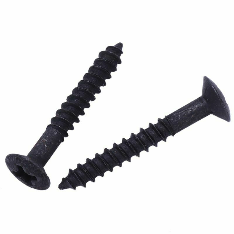 1 Pcs Electric Guitar Bridge String Thru Body Ferrules Bushing Plate - Blac