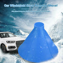 Cone Shaped Magic Car Windows Snow Remover Shovel Ice Scraper (14.5cm Blue)
