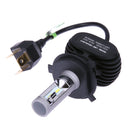 2pcs H4 50W Car LED Headlamp Vehicle Driving Headlight Front Fog Light Bulb