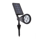 Outdoor In-Ground Spotlight 4LED Solar Energy Power Garden Lawn Light Lamp